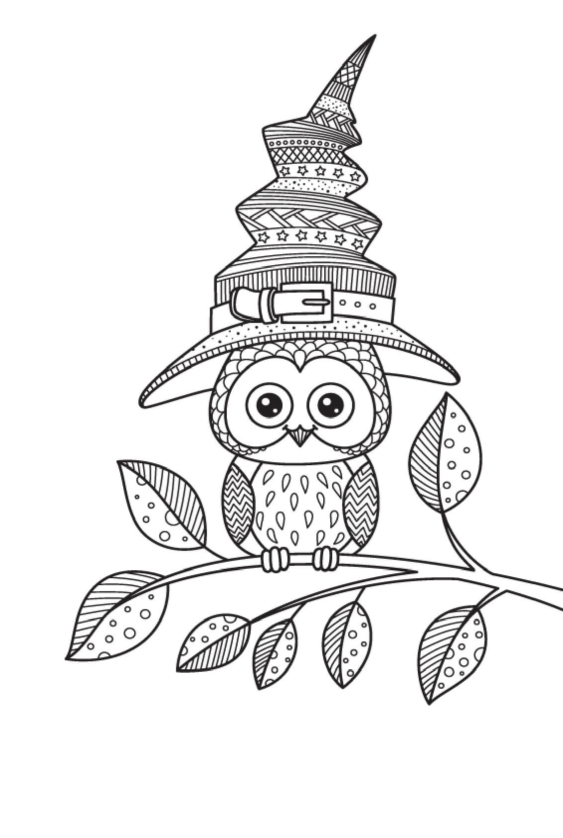 Mandala Owl Cute Coloring Page Mandalas