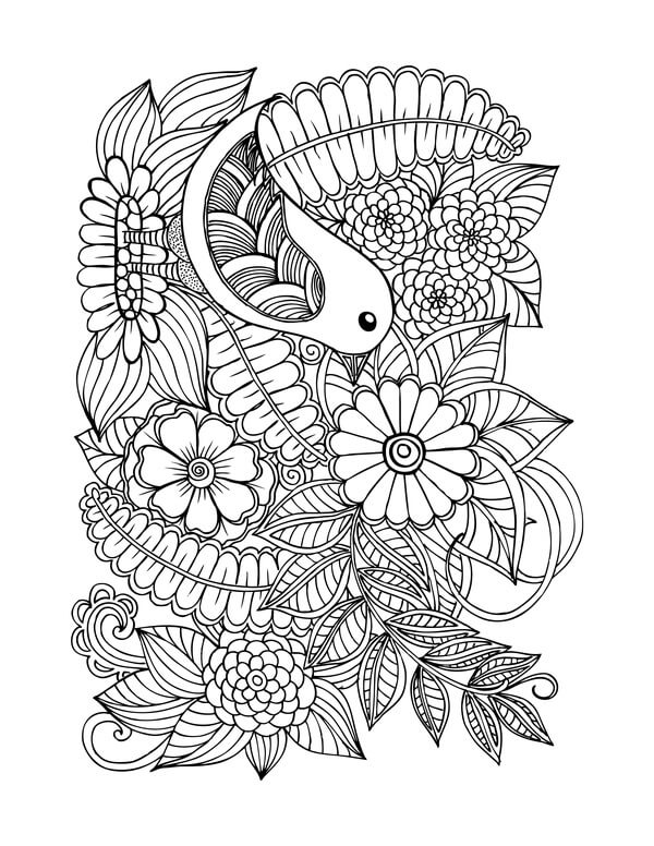Mandala Spring Coloring Page – Sheet 1 Mandala