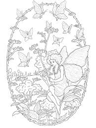 Mandala Fairy With Butterflies Coloring Page Mandalas