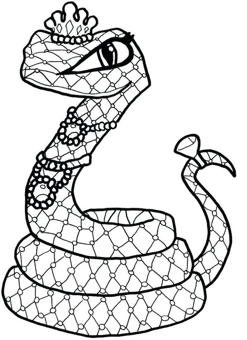 Mandala Queen Snake Coloring Page Mandalas