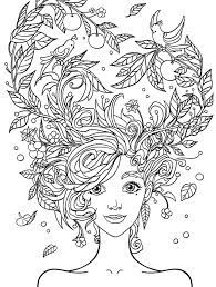 Mandala Hair Coloring Page - Sheet 3 Mandalas