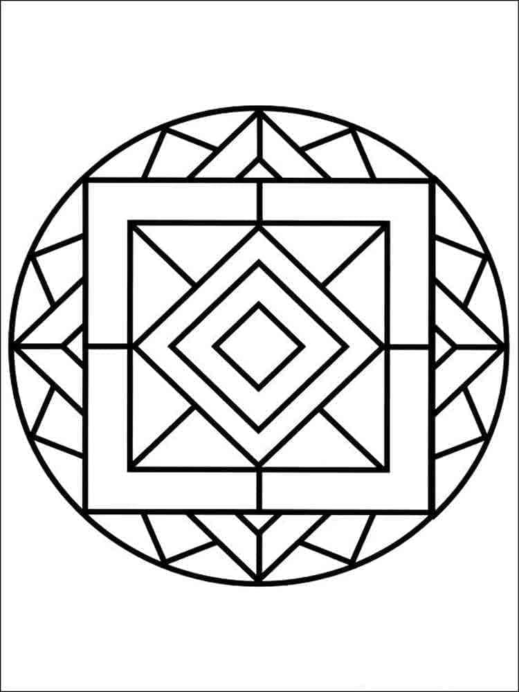 Free Printable Simple Mandala Coloring Page Mandala